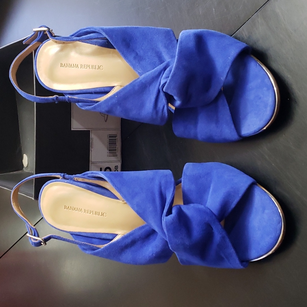 Banana Republic JESSA Tie Twist Knot Slingback - NEW